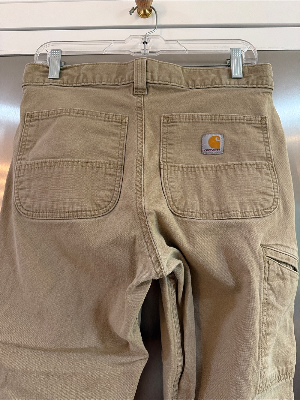 31x30 Carhartt Men's Relaxed Fit Khaki Work Chinos - Tan Light Brown